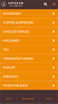 Mobile Screenshot of dinzler-shop.de